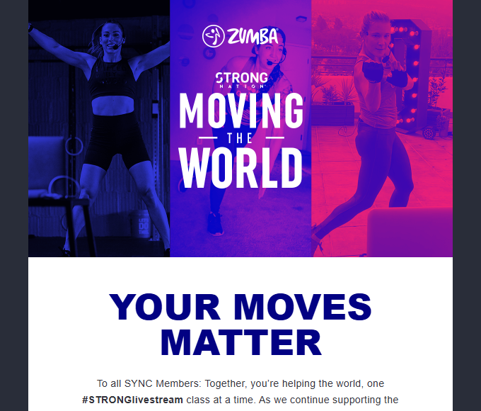 Zumba Fitness Email Template